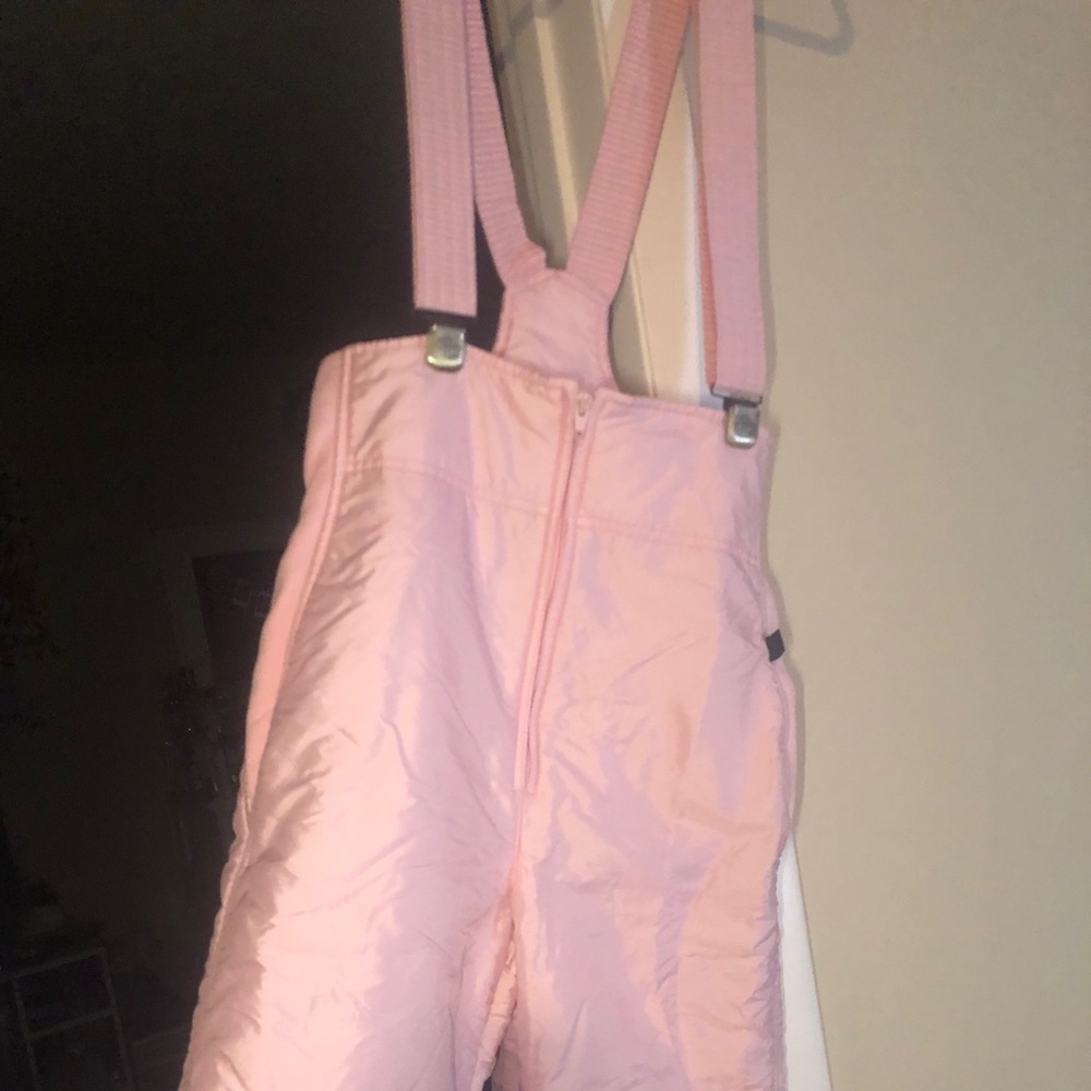Pink Ski Suit Bib Pants